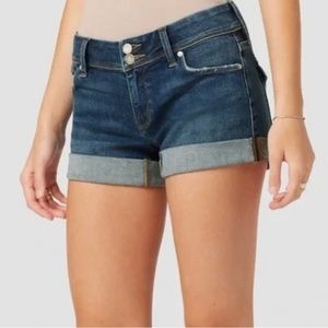 Hudson Dark wash denim shorts